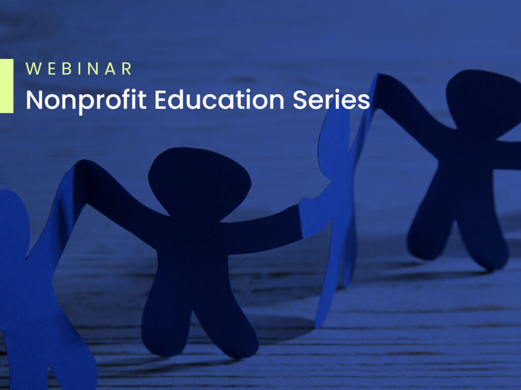 Nonprofit webinar series logo